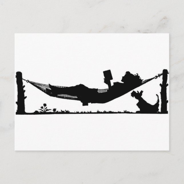 Carte Postale Lecture été (Devant)