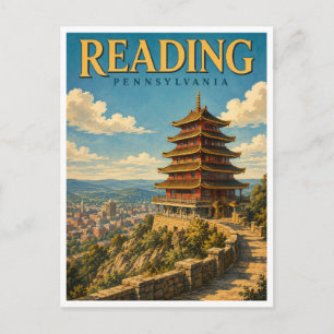 Carte Postale Lecture GeoSaga de Pennsylvanie
