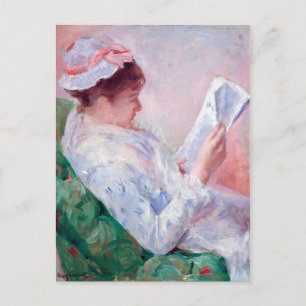 Carte Postale Lecture, Mary Cassatt