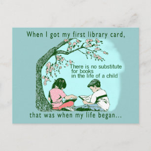 Carte Postale Lecture précoce