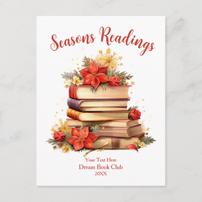 Carte Postale Lectures de saisons (Devant)