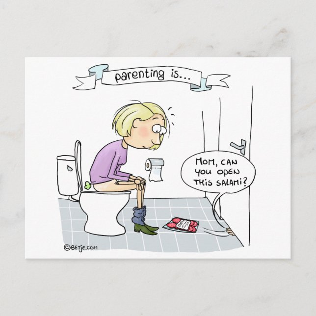 Carte Postale L'éducation est... jamais ennuyeux (Devant)