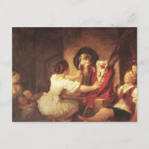Carte Postale L'éducation est tout par Jean Honore Fragonard P