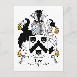 Carte Postale Lee Family Crest