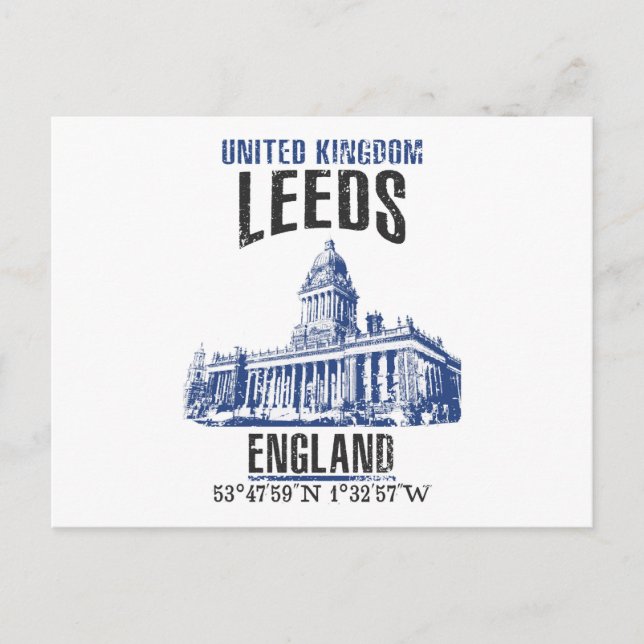 Carte Postale Leeds (Devant)