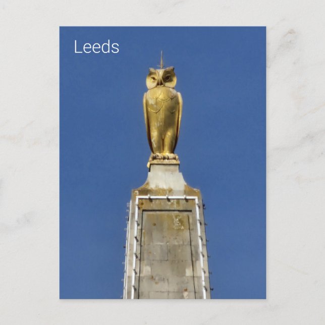 Carte Postale Leeds Civic Hall (Devant)