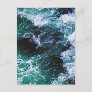 Carte Postale L'effondrement des vagues dans l'océan