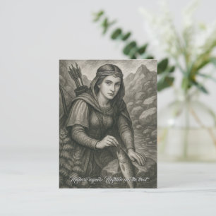 Carte Postale Légende de Mathilde et de la truite d'Orval, Belgi