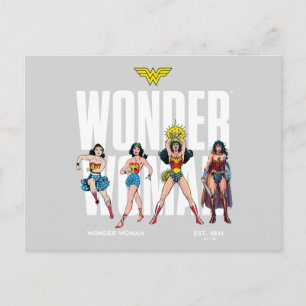 Carte Postale Légendes de Wonder Woman pour toujours Graphique