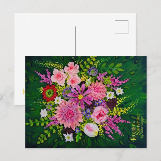 Carte Postale "Léger comme une fée" (Devant / Derrière)