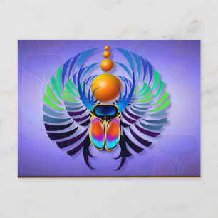 Carte postale légère Hot Scarab