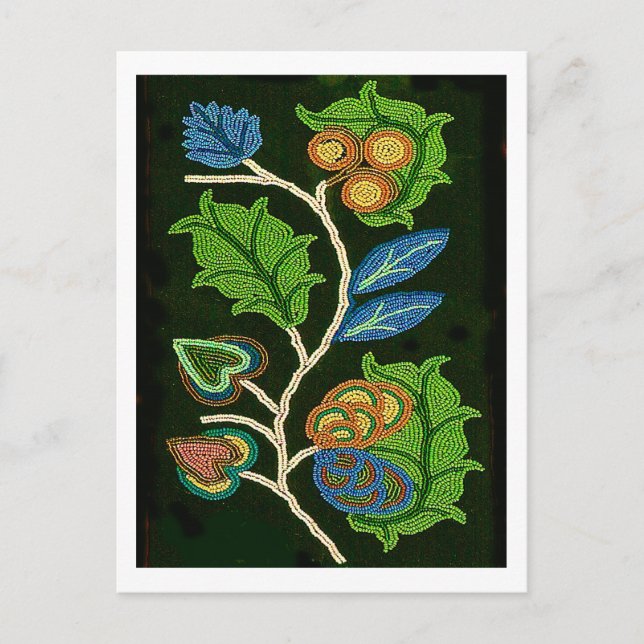 Carte Postale Leggings de l'homme Art amérindien (Devant)