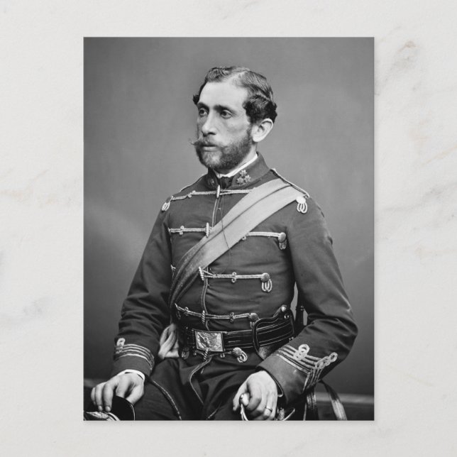 Carte Postale Légion étrangère de Lincoln, années 1860 (Devant)