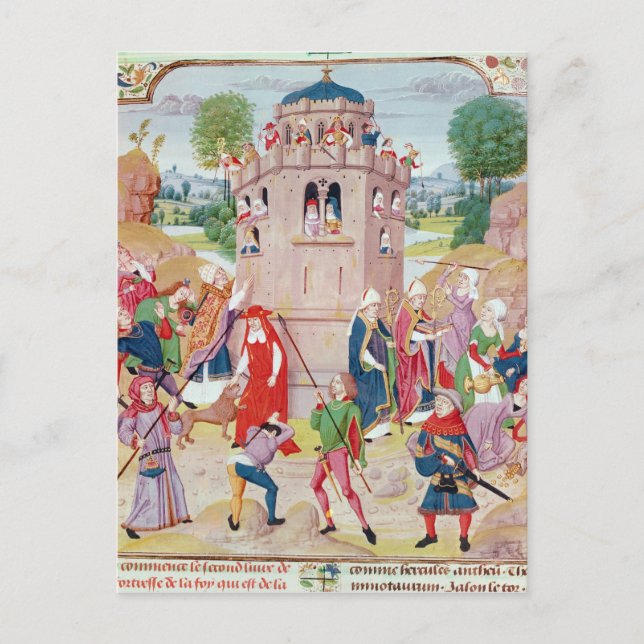 Carte Postale L'Eglise attaquée par les hérétiques, flamands (Devant)