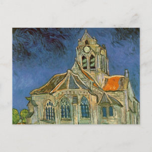 Carte Postale L'église d'Auver par Vincent Van Gogh