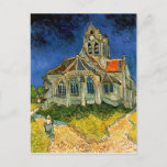 Carte Postale L'église d'Auvers par Vincent Van Gogh<br><div class="desc">L'église de Van Gogh à Auvers</div>