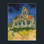 Carte Postale L'église d'Auvers par Vincent Van Gogh<br><div class="desc">L'église de Van Gogh à Auvers</div>