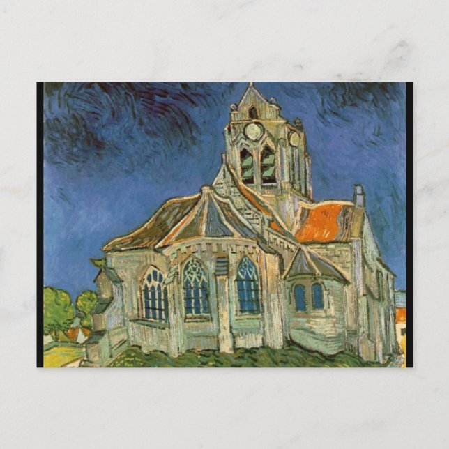 Carte Postale L'église d'Auvers-sur-Oise - Vincent Van Gogh (Devant)