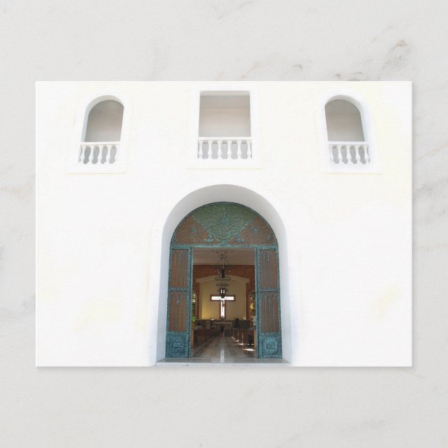 Carte Postale L'église de Cozumel (Devant)