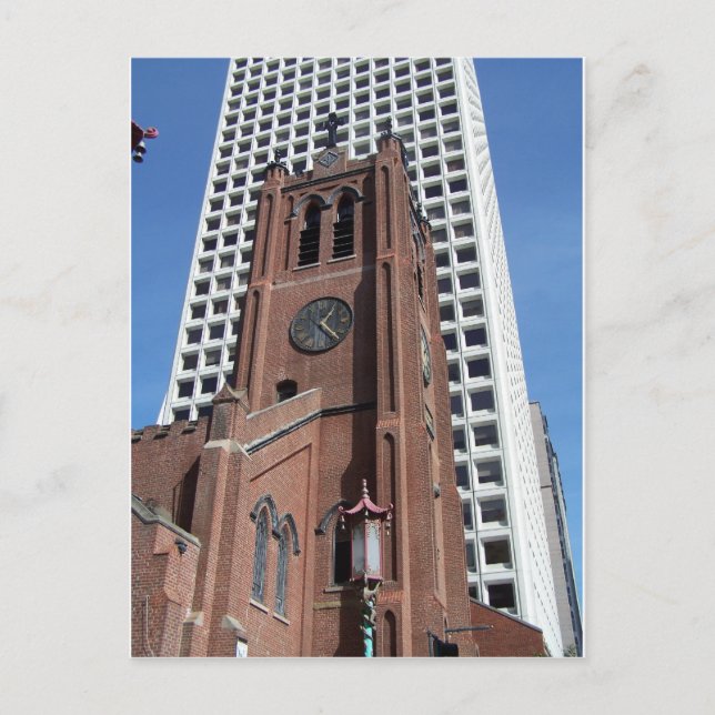 Carte Postale L'église de vieux St Mary dans Chinatown, SF, CA (Devant)