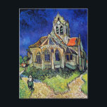 Carte Postale L'église de Vincent van Gogh à Auvers<br><div class="desc">"L'église d'Auvers" est l'une des peintures célèbres créées par Vincent van Gogh en 1890, quelques semaines seulement avant sa mort. Il représente la Notre-Dame de l'Assomption, une église dans le petit village français d'Auvers-sur-Oise, où van Gogh a passé les derniers mois de sa vie. Le tableau est caractérisé par des...</div>