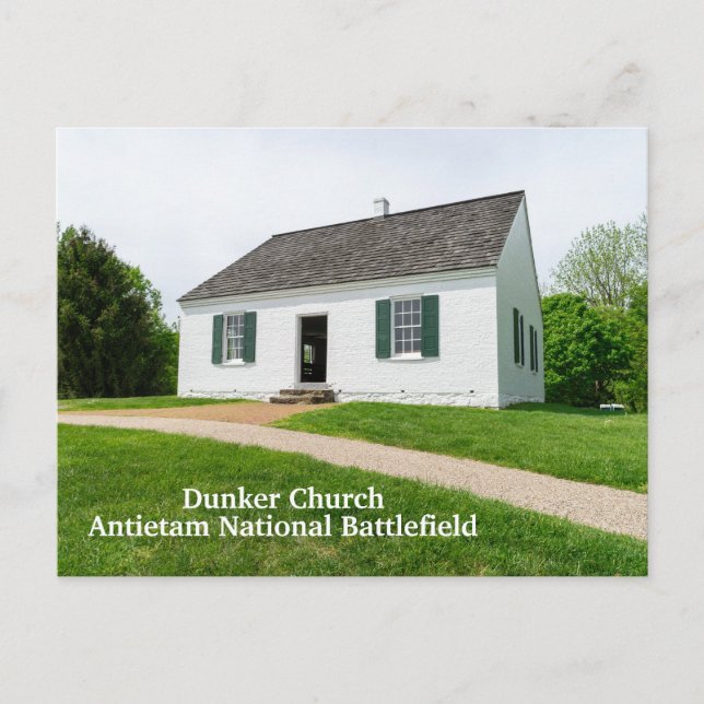 Carte Postale L'église Dunker à Antietam (Devant)
