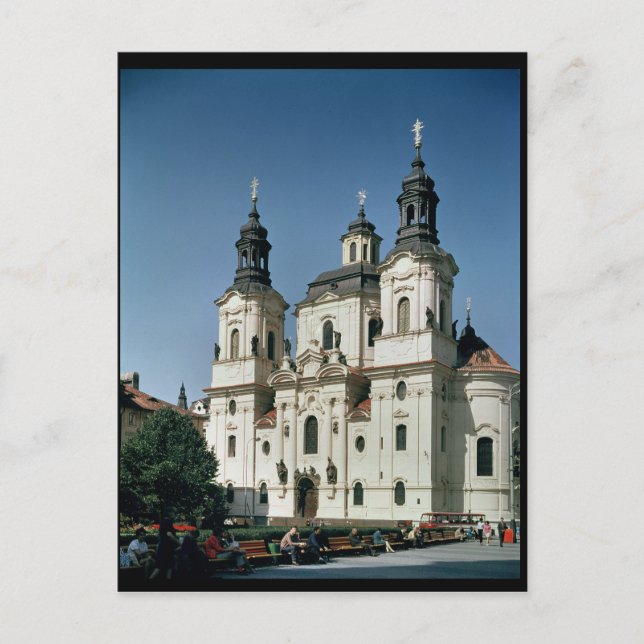Carte Postale L'église Saint-Nicolas, construite 1703-61 (Devant)