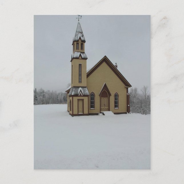 Carte Postale L'église Stannard Vermont (Devant)