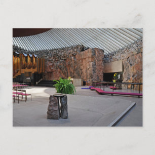 Carte postale L'église Temppeliaukio, Finlande