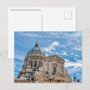 Carte Postale L'église Val-de-Grace et l'hôpital militaire à Par