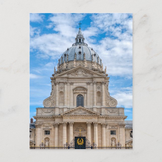 Carte Postale L'église Val-de-Grace et l'hôpital militaire de Pa (Devant)
