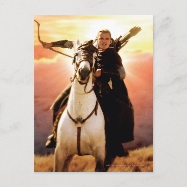 Carte Postale LEGOLAS GREENLEAF™ à cheval (Devant)