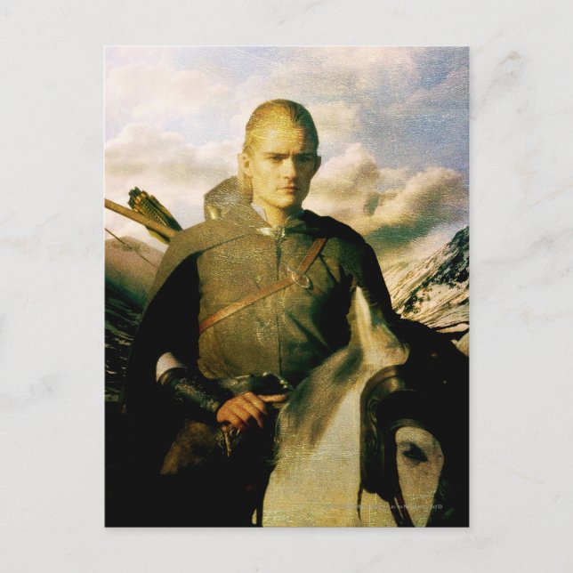 Carte Postale LEGOLAS GREENLEAF™ Close Up on Horse (Devant)