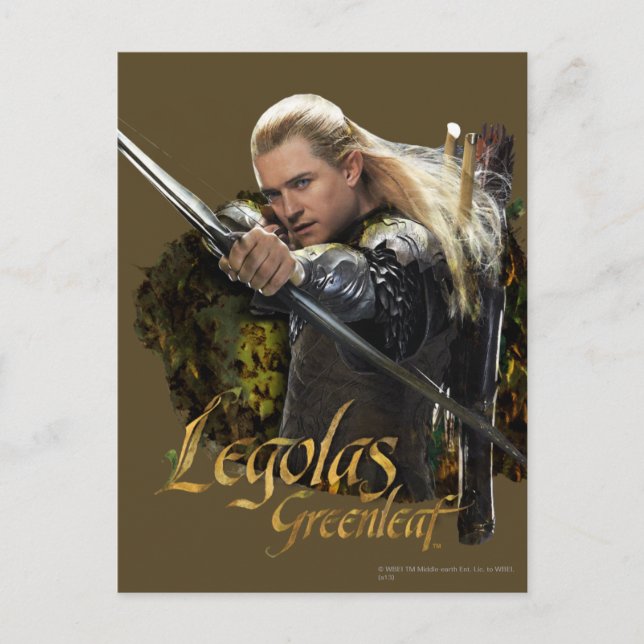 Carte Postale LEGOLAS GREENLEAF™ Drawing Bow Graphic (Devant)