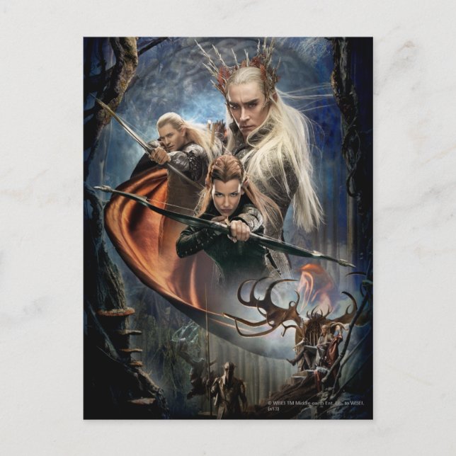 Carte Postale LEGOLAS GREENLEAF™, TAURIEL™, and Thranduil (Devant)