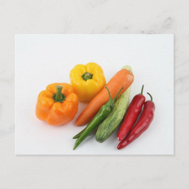 Carte Postale Légumes. (Devant)