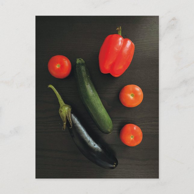 Carte postale Légumes (Devant)