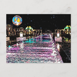 Carte Postale L'Egypte en pleine lune