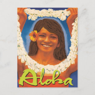 Carte Postale Lei Aloha