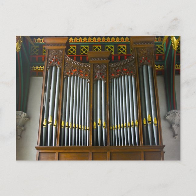 Carte Postale Leicester Cathedral organ, Leicestershire, Royaume (Devant)