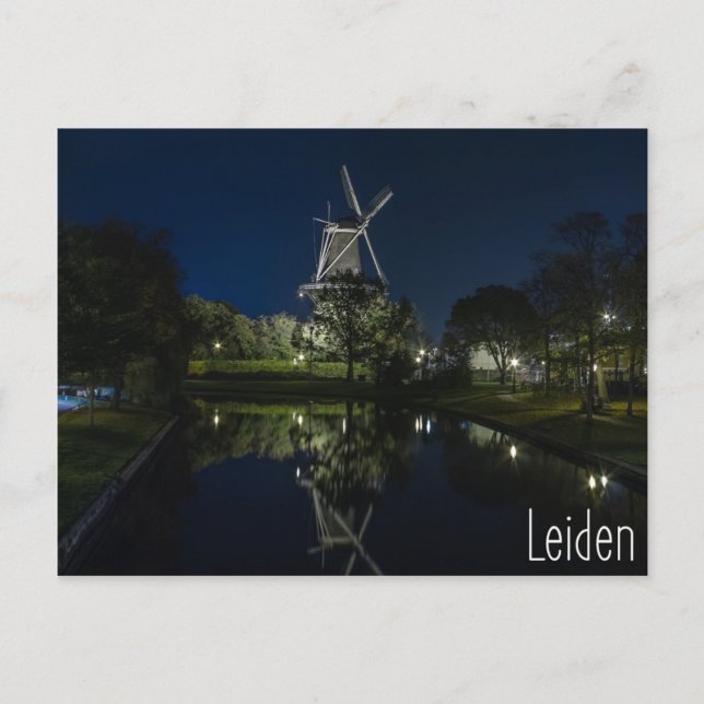 Carte Postale Leiden Holland (Devant)