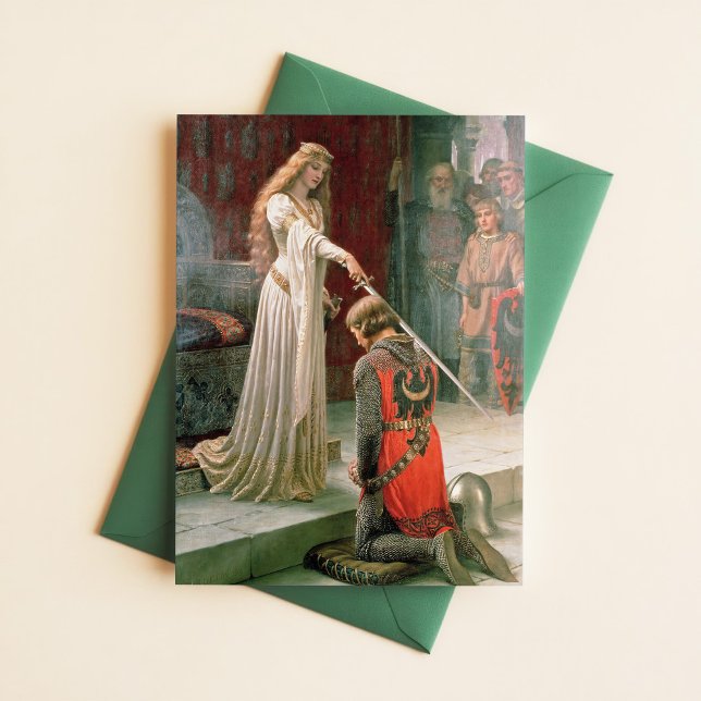 Carte Postale Leighton Accolade Knighart Pré Raphaelite (Créateur téléchargé)