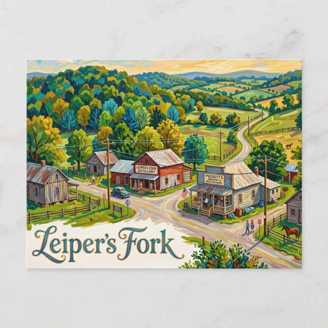 Carte Postale Leiper's Fork États-Unis (Devant)