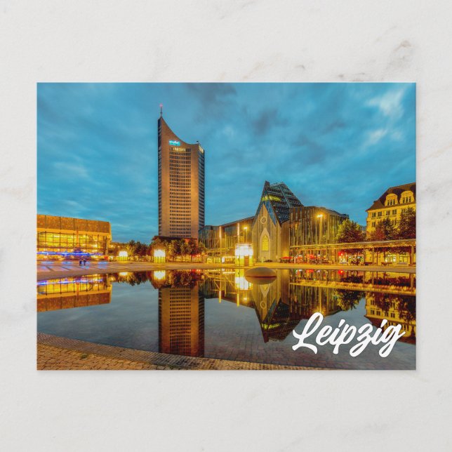 Carte Postale Leipzig, Allemagne (Devant)