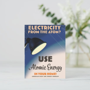 Carte Postale L'électricité de l'Atom ?