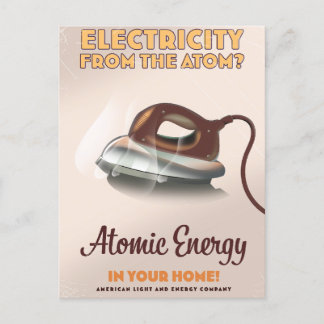Carte Postale L'électricité de l'Atom ?