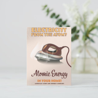 Carte Postale L'électricité de l'Atom ?
