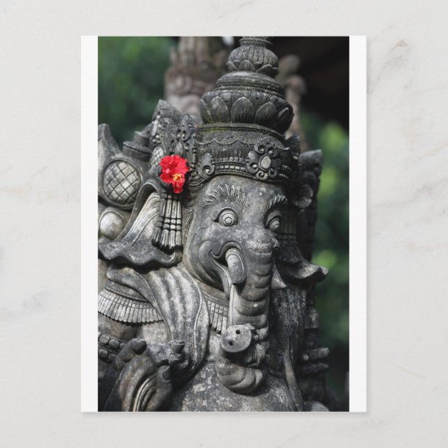 Carte Postale L'éléphant de Ganesha Dieu hindoue (Devant)