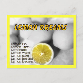Carte postale Lemon Dreams