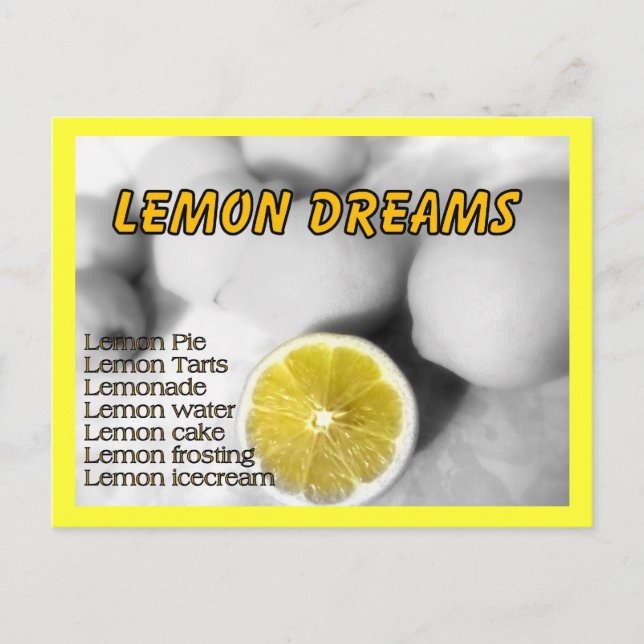 Carte postale Lemon Dreams (Devant)